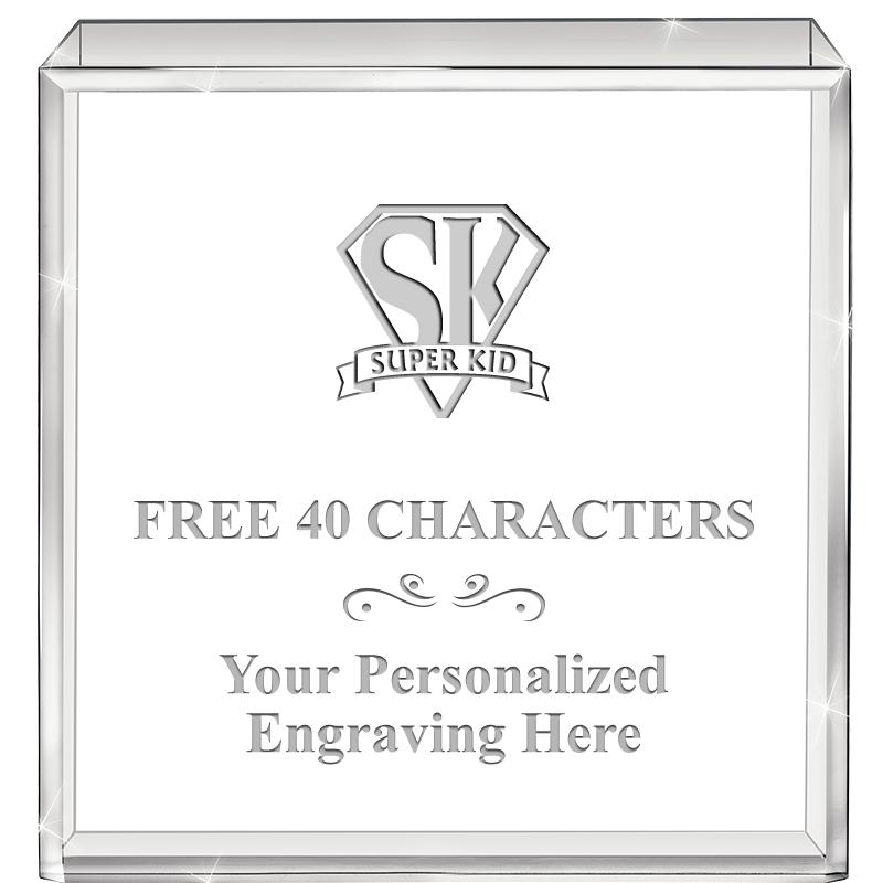 3.5" STANDING SQUARE PAPERWGHT