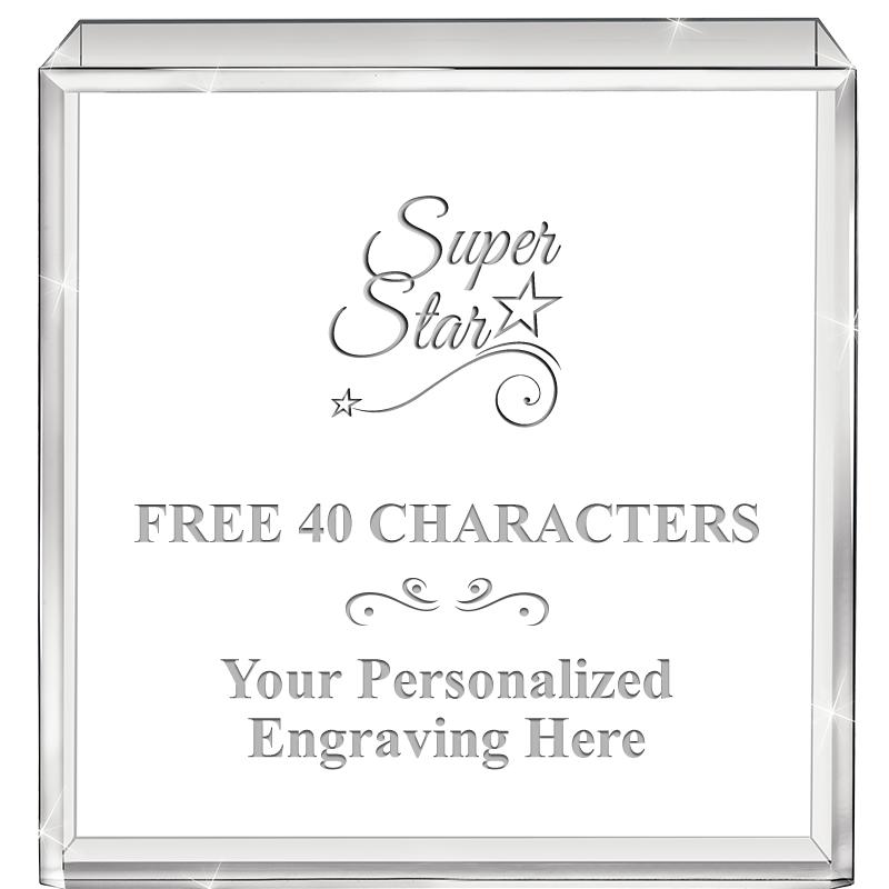 3.5" STANDING SQUARE PAPERWGHT