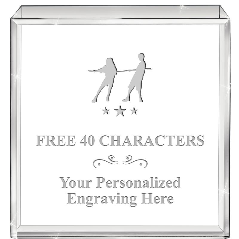 3.5" STANDING SQUARE PAPERWGHT