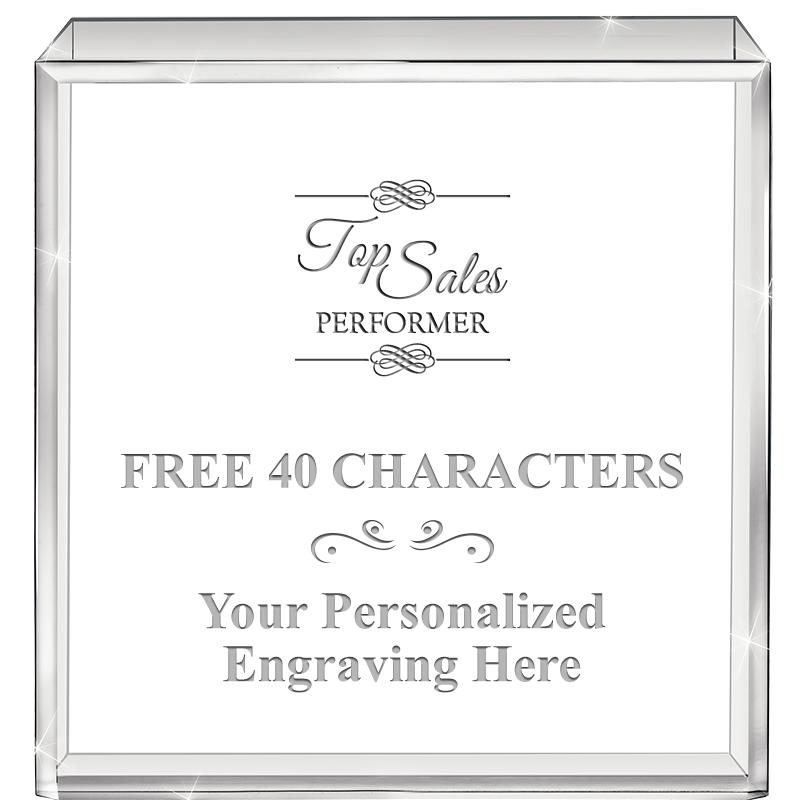 3.5" STANDING SQUARE PAPERWGHT