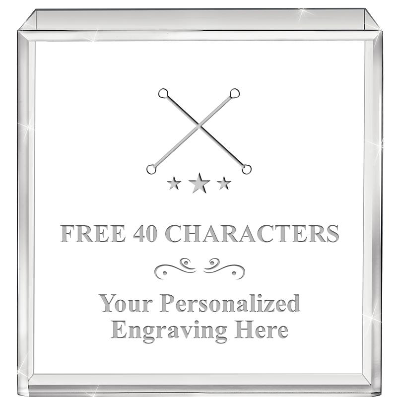 3.5" STANDING SQUARE PAPERWGHT