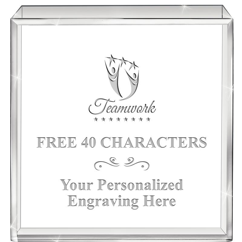 3.5" STANDING SQUARE PAPERWGHT