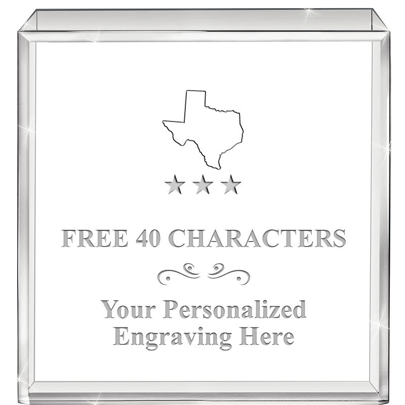 3.5" STANDING SQUARE PAPERWGHT