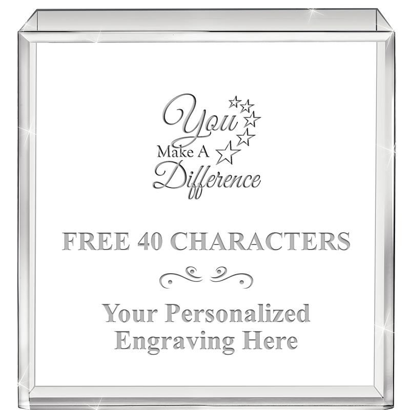 3.5" STANDING SQUARE PAPERWGHT