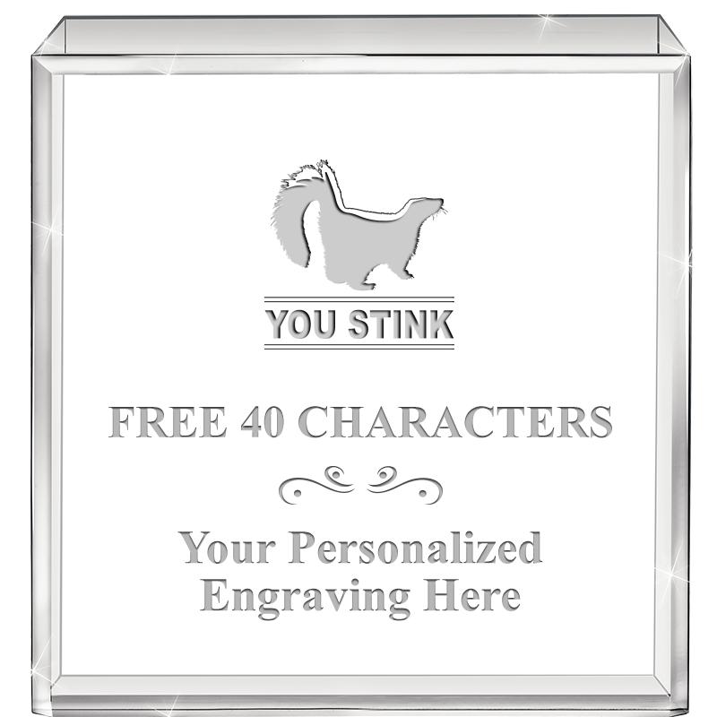 3.5" STANDING SQUARE PAPERWGHT