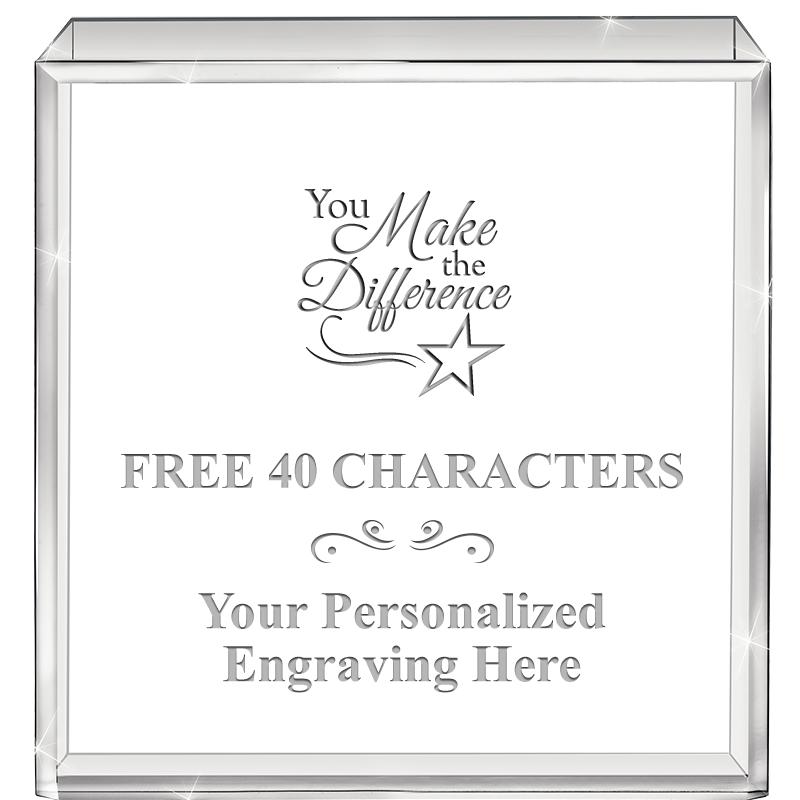 3.5" STANDING SQUARE PAPERWGHT