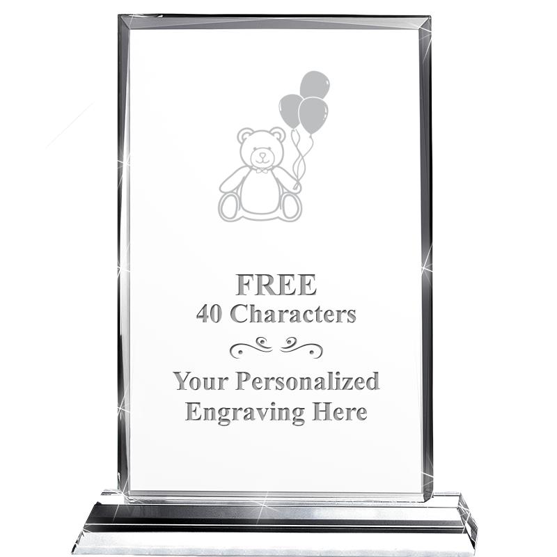 5"wx6.5"h DILIGENCE CRYSTAL