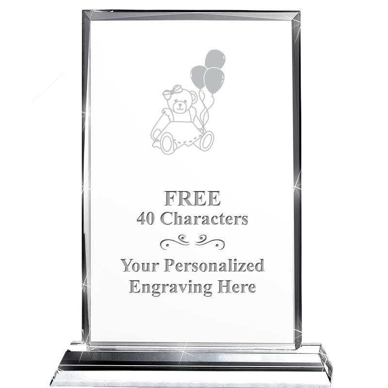 5"wx6.5"h DILIGENCE CRYSTAL