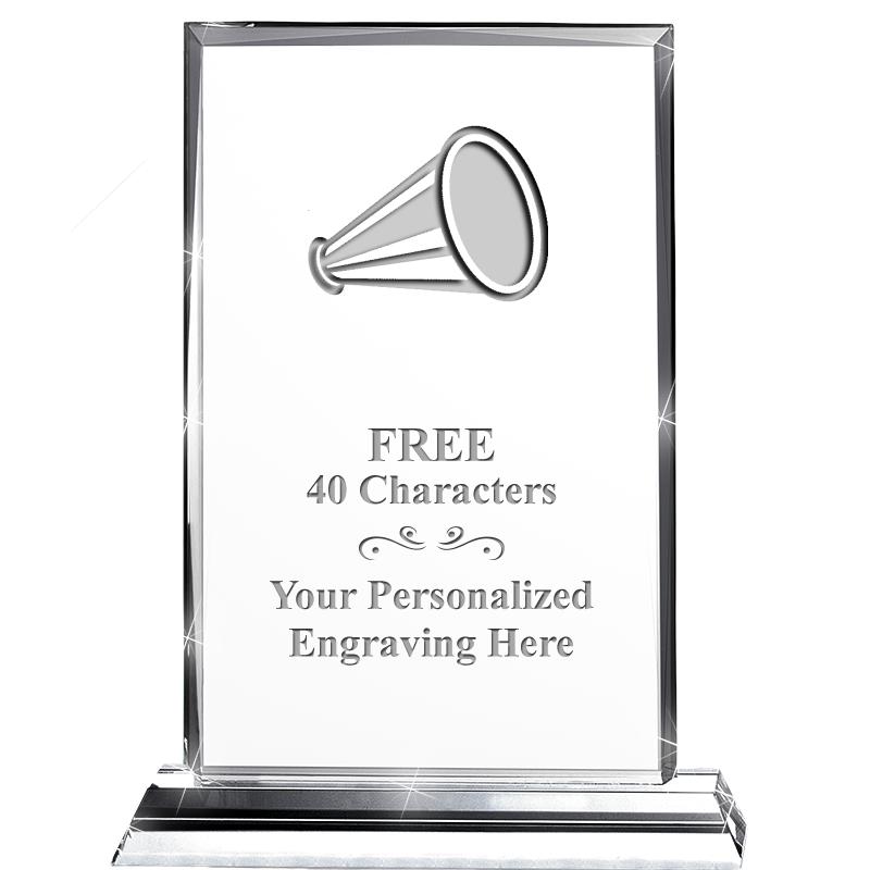 5"wx6.5"h DILIGENCE CRYSTAL