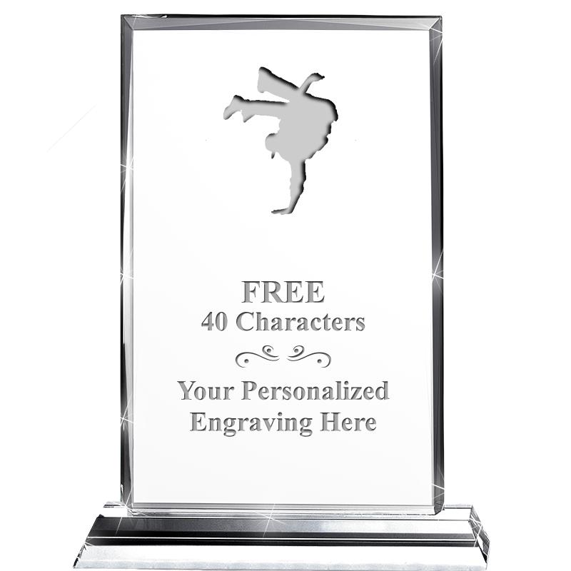 5"wx6.5"h DILIGENCE CRYSTAL