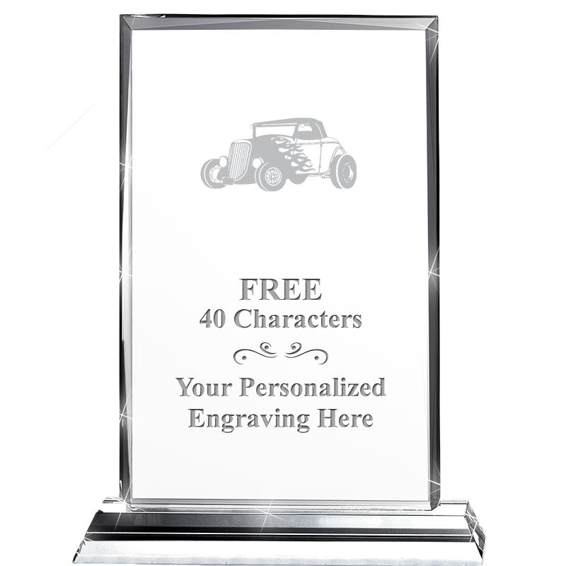 5"wx6.5"h DILIGENCE CRYSTAL