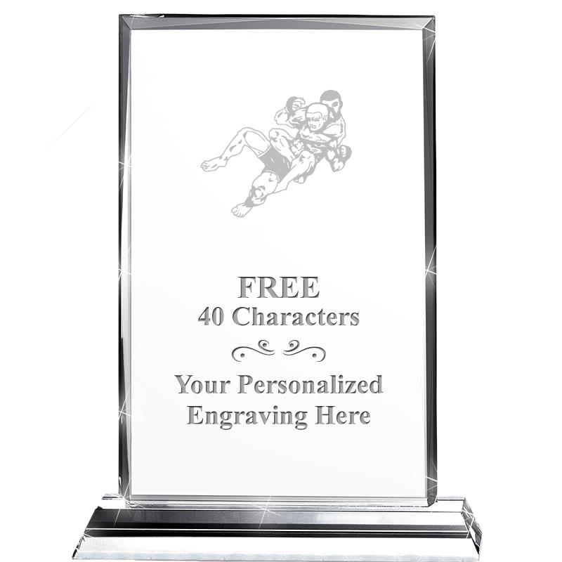 5"wx6.5"h DILIGENCE CRYSTAL