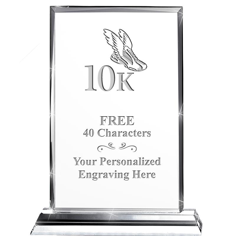 5"wx6.5"h DILIGENCE CRYSTAL