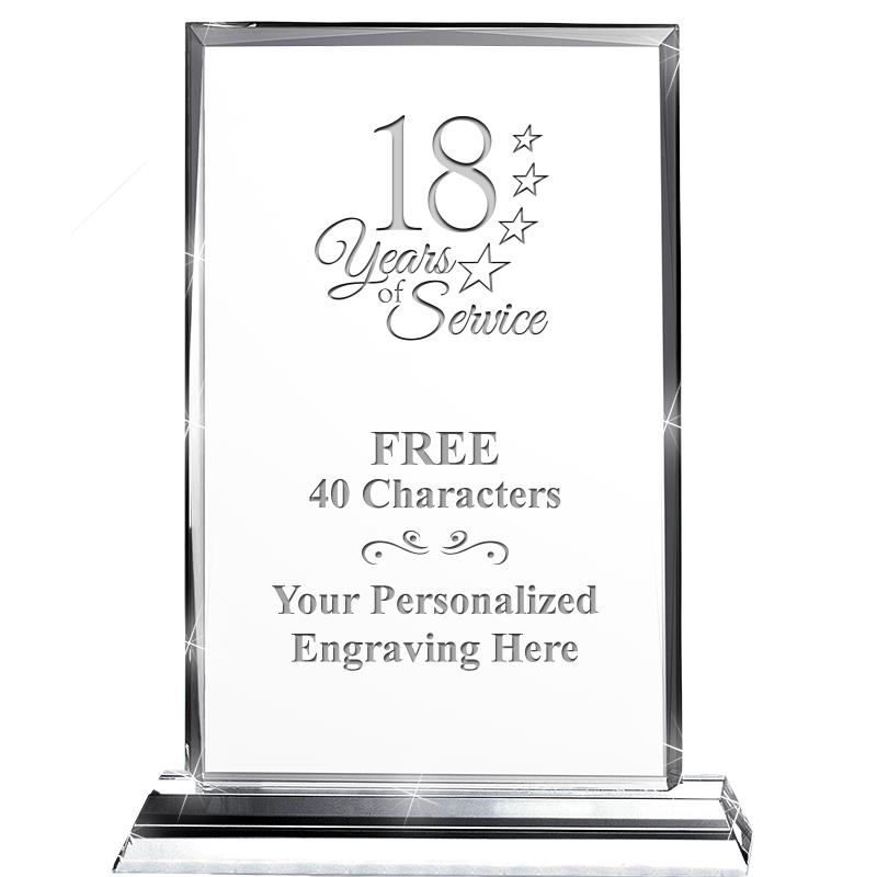 5"wx6.5"h DILIGENCE CRYSTAL