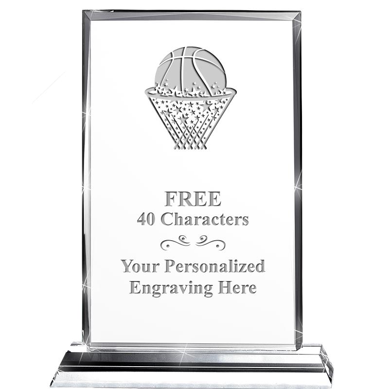 5"wx6.5"h DILIGENCE CRYSTAL