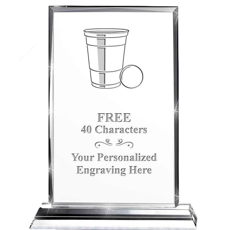 5"wx6.5"h DILIGENCE CRYSTAL