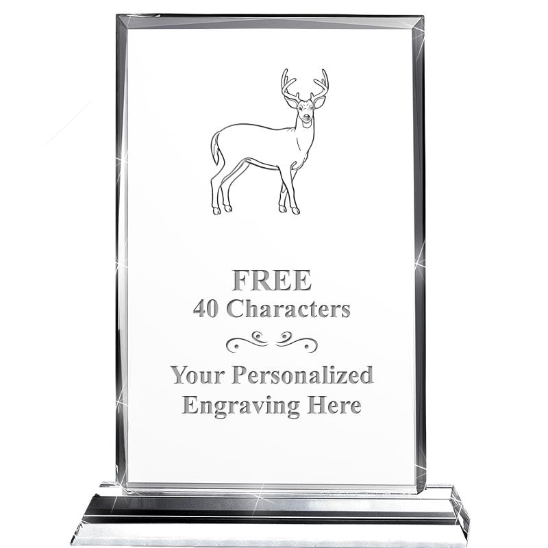 5"wx6.5"h DILIGENCE CRYSTAL