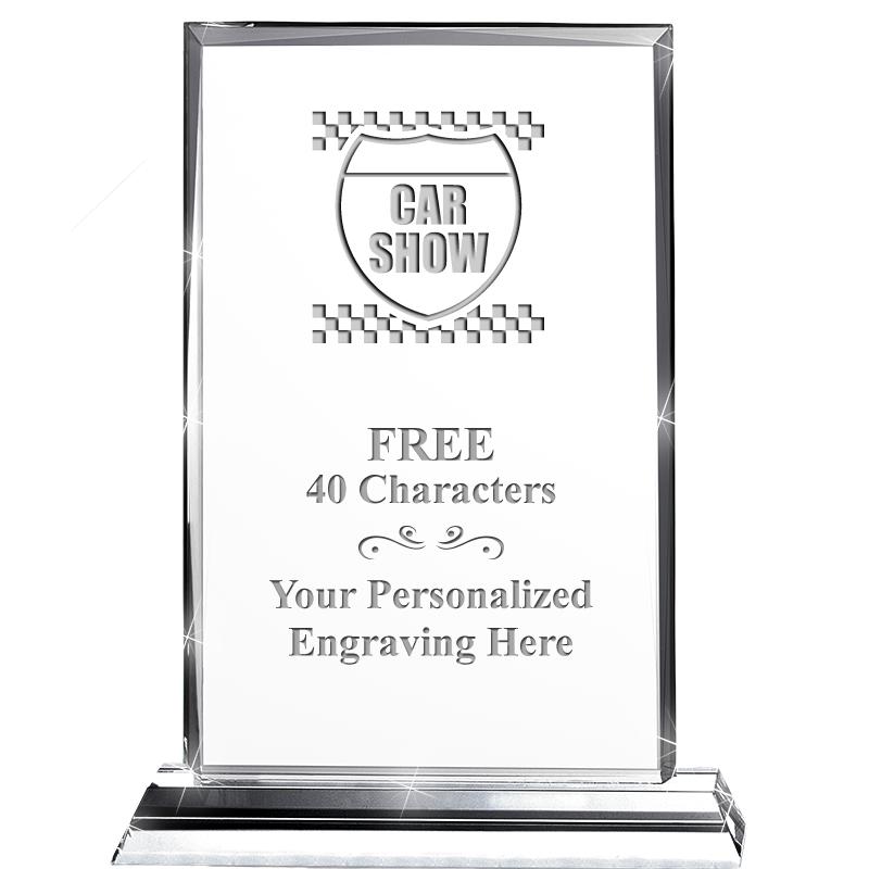 5"wx6.5"h DILIGENCE CRYSTAL