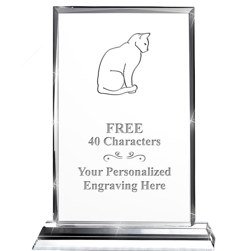 5"wx6.5"h DILIGENCE CRYSTAL