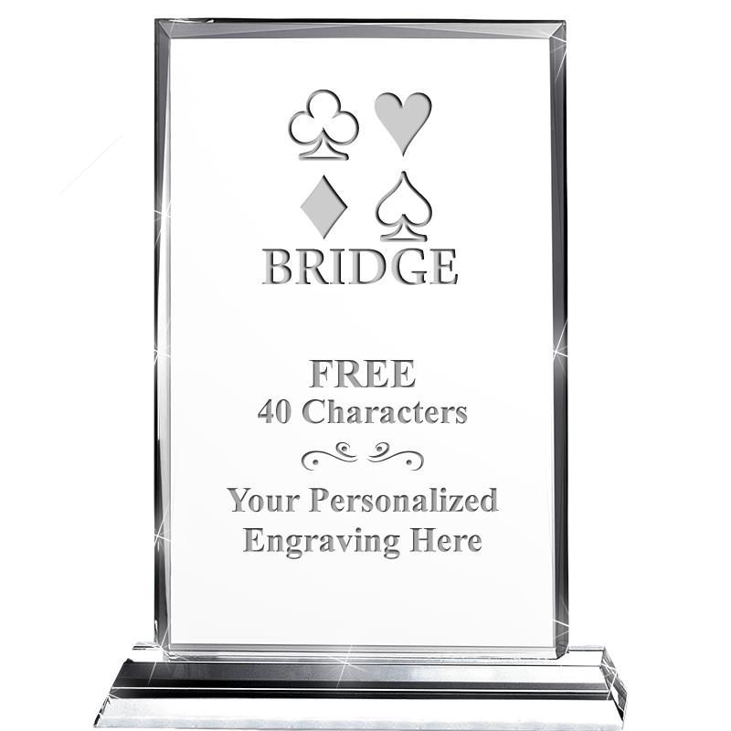 5"wx6.5"h DILIGENCE CRYSTAL