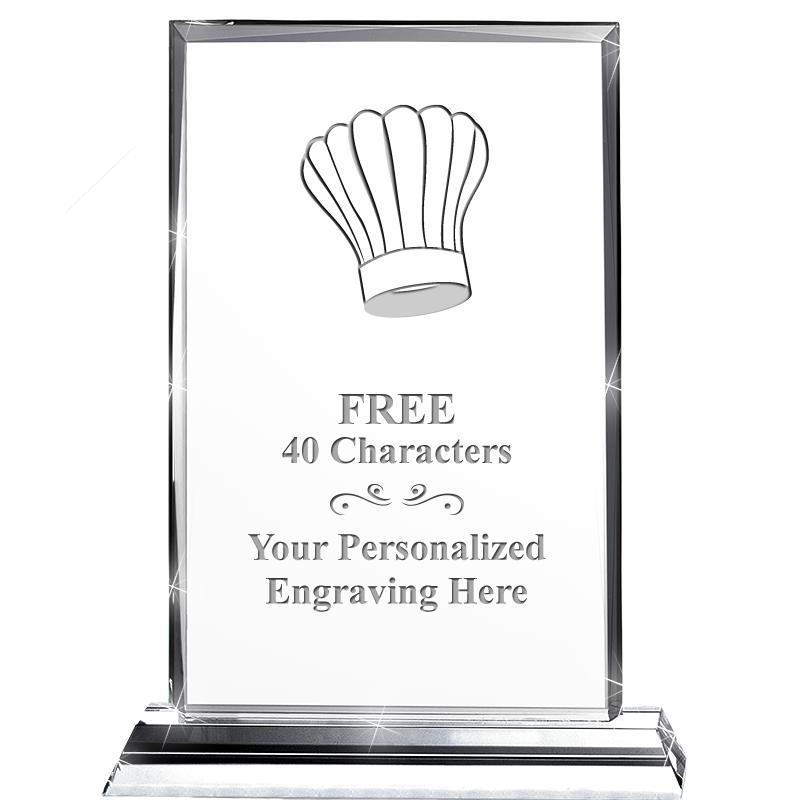 5"wx6.5"h DILIGENCE CRYSTAL