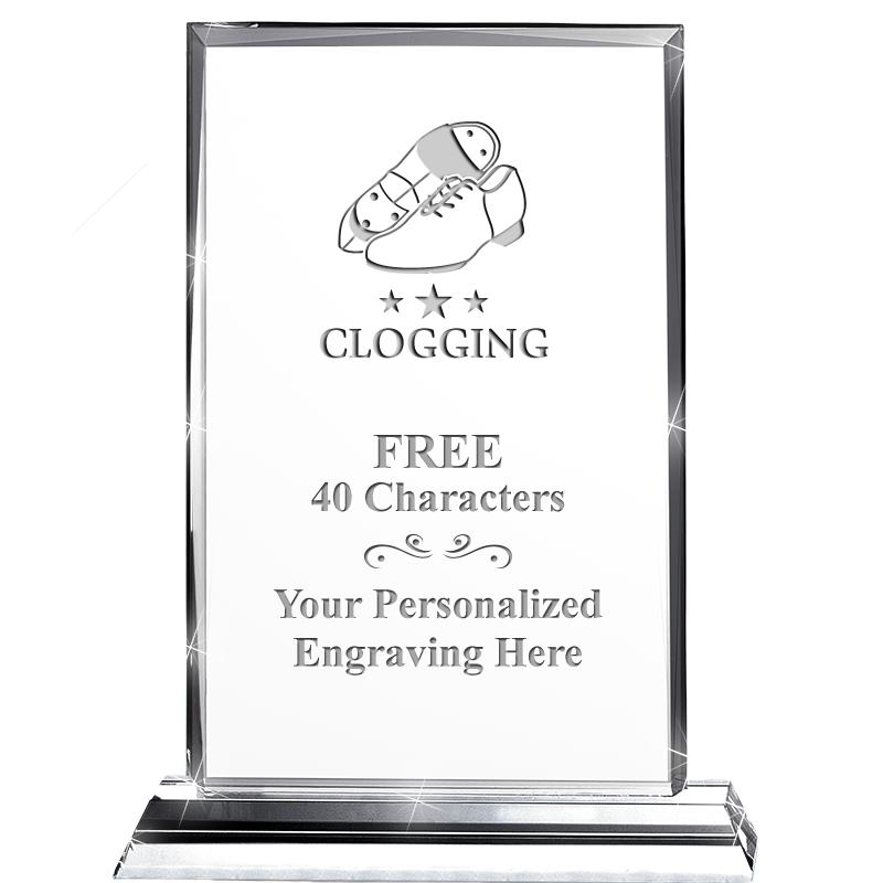 5"wx6.5"h DILIGENCE CRYSTAL