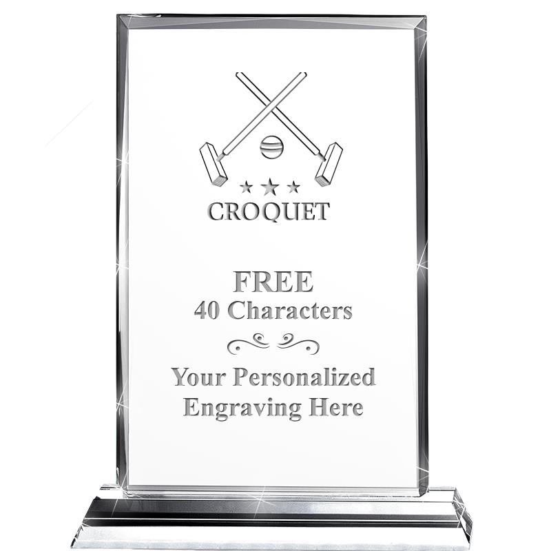 5"wx6.5"h DILIGENCE CRYSTAL