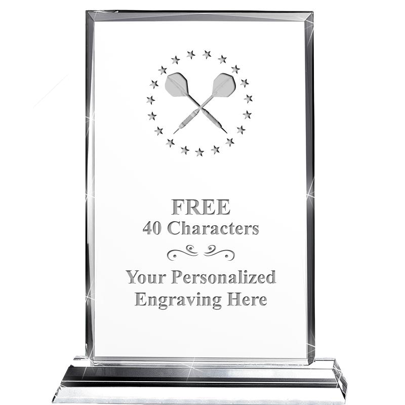 5"wx6.5"h DILIGENCE CRYSTAL