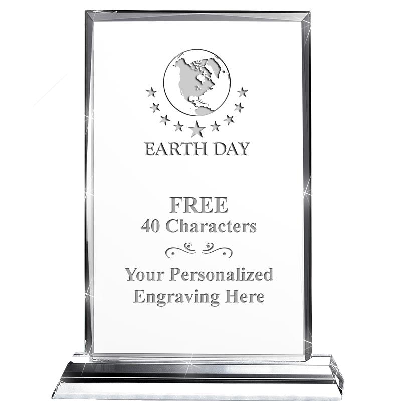 5"wx6.5"h DILIGENCE CRYSTAL