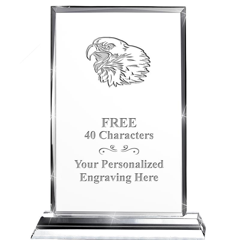 5"wx6.5"h DILIGENCE CRYSTAL