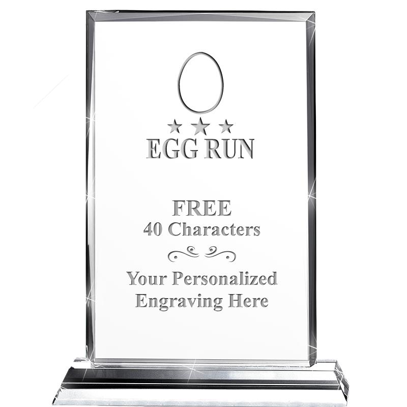 5"wx6.5"h DILIGENCE CRYSTAL