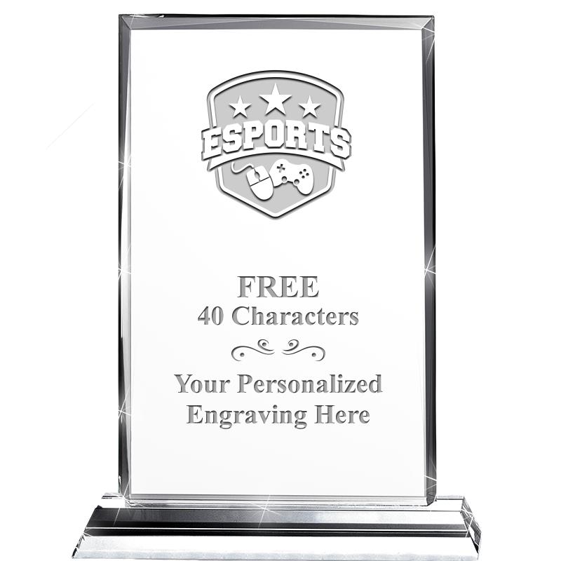 5"wx6.5"h DILIGENCE CRYSTAL