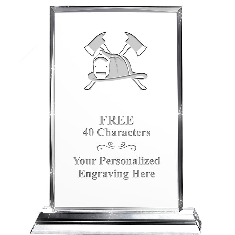 5"wx6.5"h DILIGENCE CRYSTAL