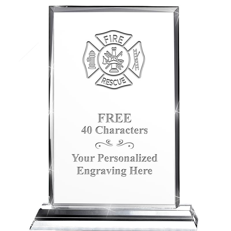 5"wx6.5"h DILIGENCE CRYSTAL