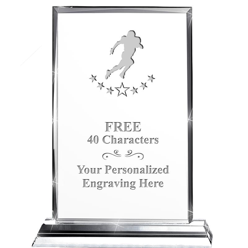 5"wx6.5"h DILIGENCE CRYSTAL