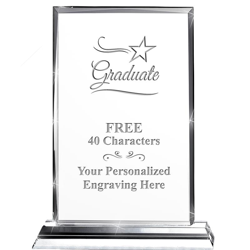 5"wx6.5"h DILIGENCE CRYSTAL