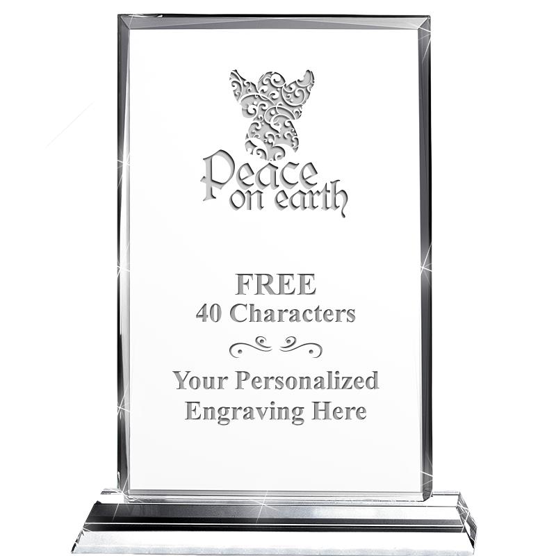 5"wx6.5"h DILIGENCE CRYSTAL