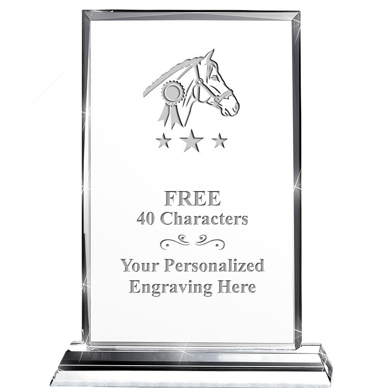 5"wx6.5"h DILIGENCE CRYSTAL