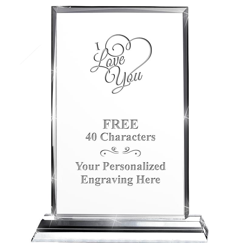 5"wx6.5"h DILIGENCE CRYSTAL