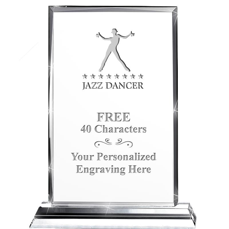 5"wx6.5"h DILIGENCE CRYSTAL