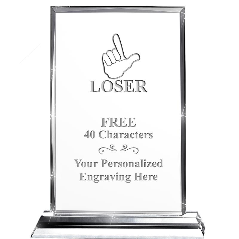 5"wx6.5"h DILIGENCE CRYSTAL