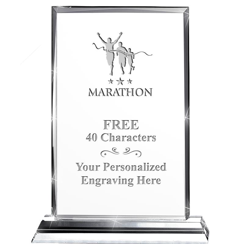 5"wx6.5"h DILIGENCE CRYSTAL