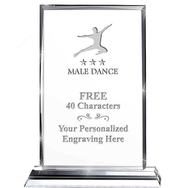 5"wx6.5"h DILIGENCE CRYSTAL