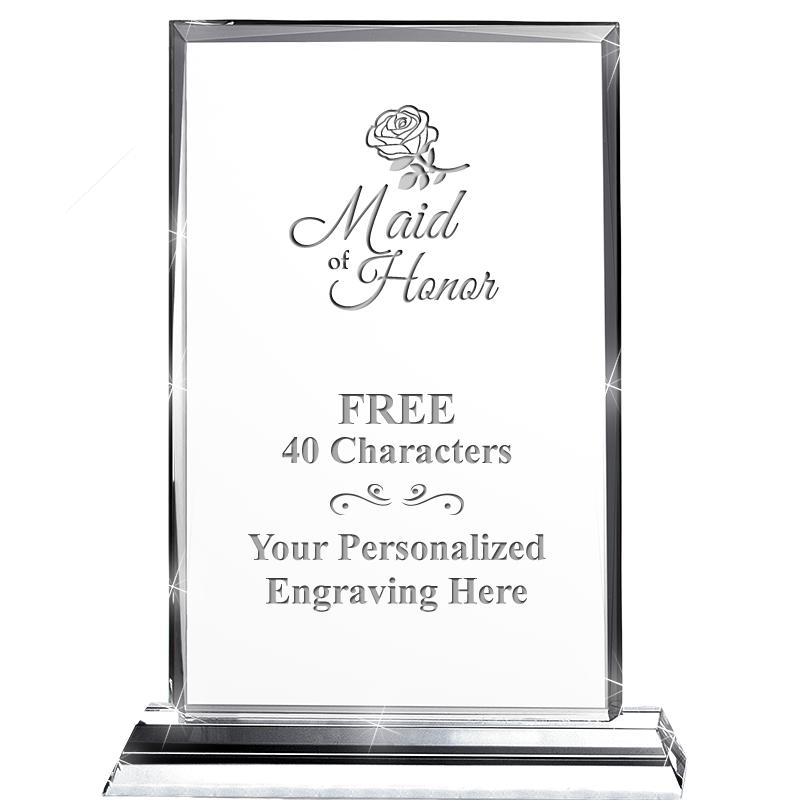 5"wx6.5"h DILIGENCE CRYSTAL