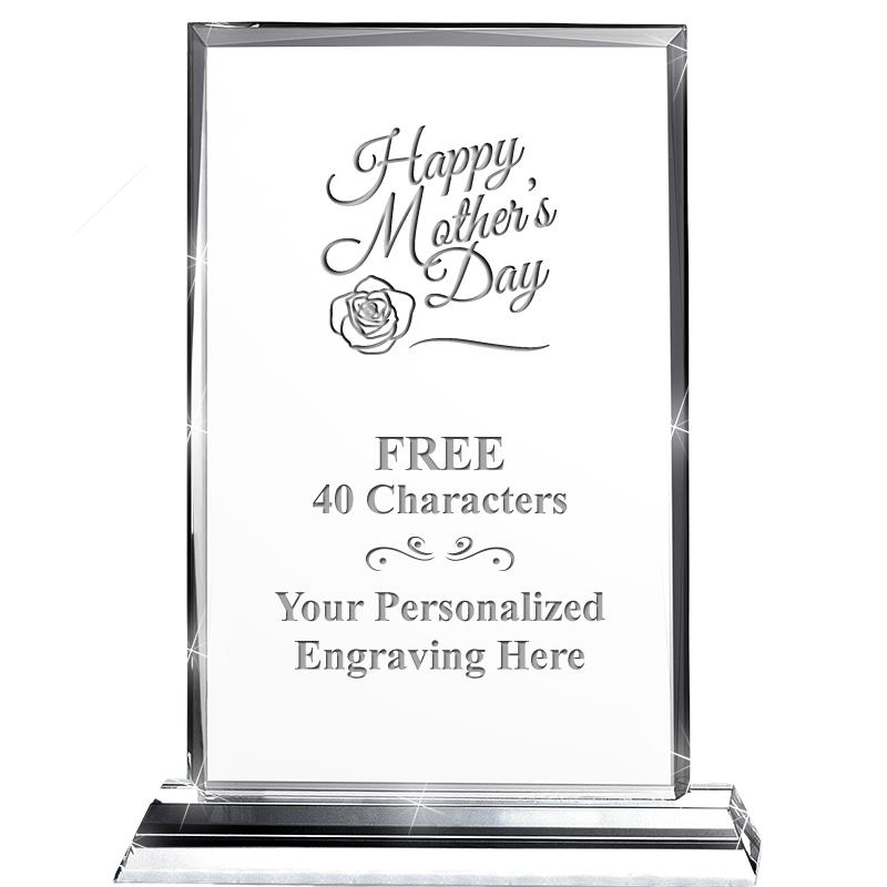 5"wx6.5"h DILIGENCE CRYSTAL