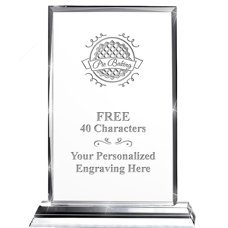 5"wx6.5"h DILIGENCE CRYSTAL