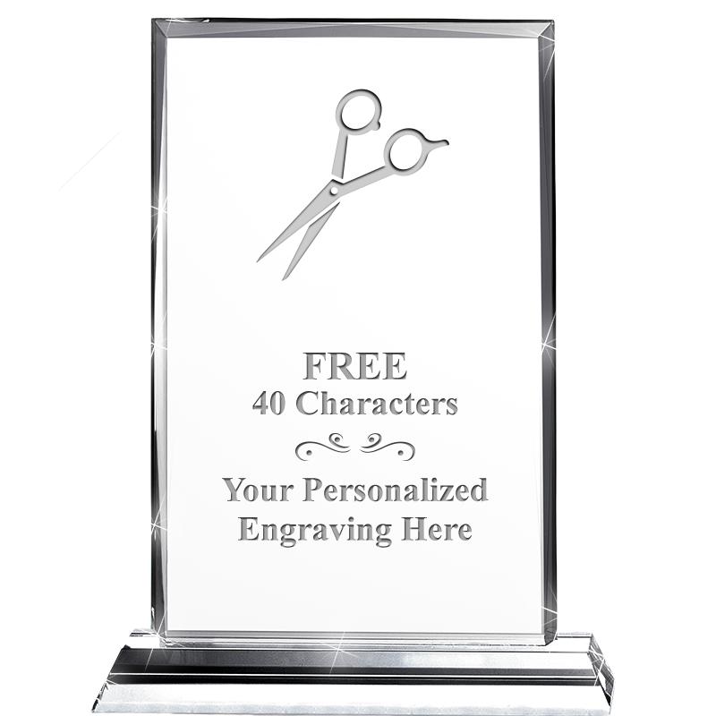 5"wx6.5"h DILIGENCE CRYSTAL