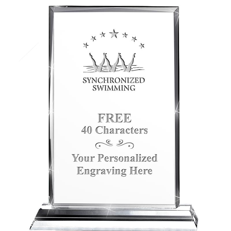 5"wx6.5"h DILIGENCE CRYSTAL