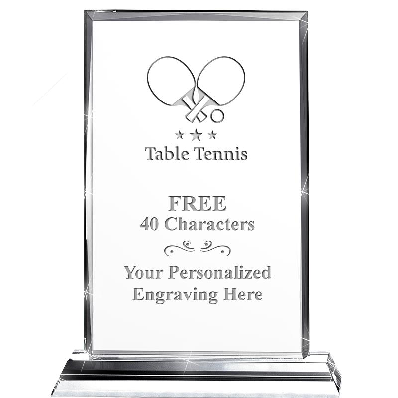 5"wx6.5"h DILIGENCE CRYSTAL