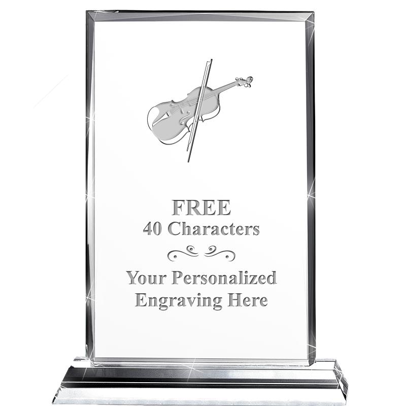 5"wx6.5"h DILIGENCE CRYSTAL